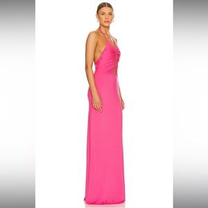 NWT! Revolve: NBD: Grecia Maxi Dress in Pink | size: Large